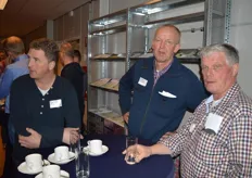 De heren Peter Dekker, Ruud Vollering en Kees Mulder, allen van Rijk Zwaan.
