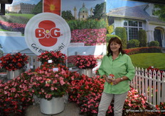 Gundula Wagner of Benary voor de BIG begonia. Deze begonia word wereldwijd gebruikt in de tuin. De plant is erg populair in Rusland en China. Dit jaar wordt de vijfde kleur op de markt gebracht: BIG Rose Green Leaf. De BIG serie bestaat nu dus uit vijf kleuren.