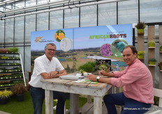 Hans Bentvelsen en Arno Treuren van African Roots.