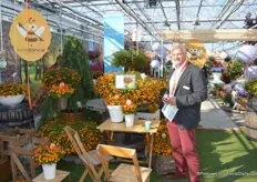 Jeroen Egtberts, directeur van Moerheim New Plants, vertelde over de Beedance, een lijn potplanten die het bedrijf onlangs op de markt bracht