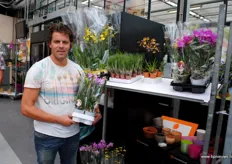 Patrick Lansberg van Lansbergen Orchideeën, gespecialiseerd in het telen van Zygopetalum en Oncidium.