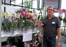 Dave Maas van Bernhard Planten. De kwekerij heeft eindeloos veen soorten phalaenopsis staan en is ook actief met de twisters.