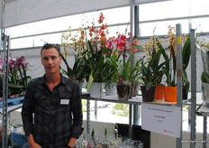 Robbin van Paassen van Inca Orchids - bekend van de Roq'a, maar ook non-stop bezig met nieuwe producten.