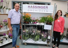 En als afsluiter: Robert Eisoldt en Jasmin Hassinger, vanuit Duitsland gekomen om de Hassinger Orchideeën te tonen.