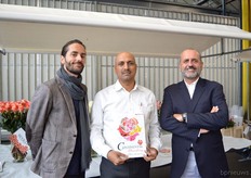 Juan Demian Requena, Avinash Mokate en Pedro Requena van Continental Breeding. Dudga Flora zijn net begonnen met het kweken van de Sevilla en Starfish.