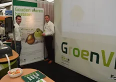 Elmar Visser en Jan Kastelein van Info Groen, een bedrijf dat software bouwt voor boomkwekerijen en hoveniersbedrijven.