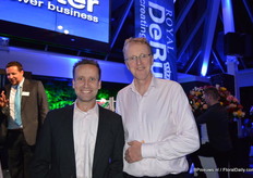 Frank Gerritsen van Royal De Ruiter en Kees Bronk van Crop Accountants.