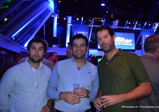 Tiago Katarino, Sergio Alves and Anre Marins - allemaal telers uit Portugal.