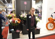 Angela Vermeer van Zentoo, eveneens in de stand van Grow for You.