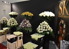 Kijkje in de stand van SK Quality Roses