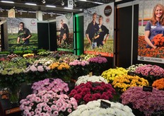 F1 Flowers is een groep kwekers, allemaal broers, die samen een mooie presentatie hadden ingericht.