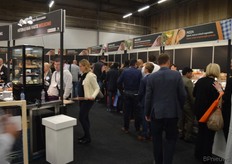 Grote drukte ook bij de catering