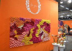 Dümmen Orange had op de Trade Fair een stand waar je in kon voetballen zo groot.