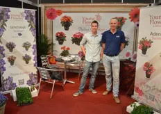 Vincent de Kolf en Sander Burger van Young Flower, een bedrijf dat vooral in Denemarken actief is.