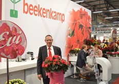 Johan Heemskerk van Beekenkamp, verantwoordelijk voor de verkoop op Engeland. De Evi is een van de noviteiten die het bedrijf op de beurs liet zien. Voor de liefhebbers: op het bedrijf vinden deze dagen trials plaats, waarin het gehele assortiment te zien is.