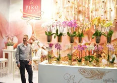Michel Voshof van Piko Plant. 'Bohemian orchids', noemen zij de lijn met chique orchideeën, en dat moge blijken
