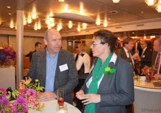 Aerts Jean (LTO Glaskracht Nederland) en Simone Heemskerk (MPS)