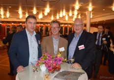 Ronald Schotman van MPS, Dik de Mooi van Door & Door en Ben ter Haar, ere-voorzitter van Union Plants