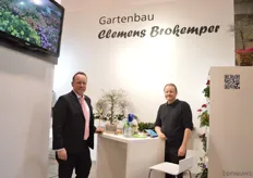 Clemens Brokemper en Marcus Bleichert van Gartenbau Brokemper.