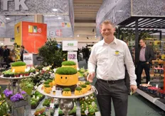 Mads Bang Olsen van Gartneriet Lundegaard. Deze Deense kweker produceert saginas in een 0.5 ha kas. Hij verkoopt deze niche producten over heel Europa.