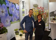 Remco Peerdeman en Simone Helbing van jonge planten leverancier AllPlant. Er komt groot nieuws aan - maar daarover later meer!