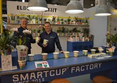 Erwin van der Hoeven en Rick Immerzeel van Elburg Smit. De SmartCup is de trots van het bedrijf!