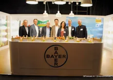 Het Bayer-team: Paul Posthoorn, Marco van der Lans, Jan Hulst, Harm Ammerlaan, Veronique Savelkoul, Cees Ammerlaan en Jan Hanemaayer.