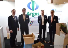 De heren van Argos Packaging: vlnr Lennard, Sander, Lars en Frans