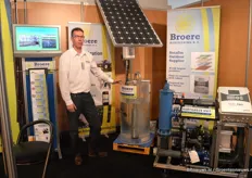 John Duijvestijn van Broere beregening. Het bedrijf produceert o.a. irrigatiepompen die op zonne-energie werken.
