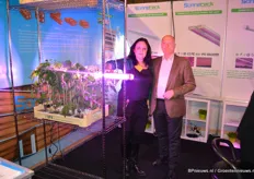 Matilde Engelenburg en Ansgar Diekmann van Sonneteck, een bedrijf gespecialiseerd in Smart Lighting Systems.