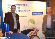 Marco Bonte en Robin van der Lans van Meeus verzekering, hypotheken en pensioenen