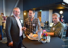 Marius Dekker, DGI, en Leo en Ben Lamboo van Holland Indoor Plants