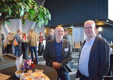 Robert Nozeman (FloraHolland) en Lucas Jansen van Flower Academy