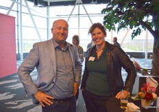 Arjan Levarht (Levarht) en Kitty de Jong van Agro Fleur Select