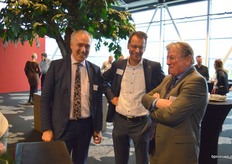 Leo van der Zon, Arjan van der Voort (Zentoo) en Hermen de Graaf (Stimuflori)