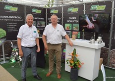 Peter Fase en Tom van Valk van Culvita. Het bedrijf heeft alles is huis op het gebied van potgrond.