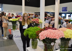 A group of Colombian growers presented together. One of them was La Gaitana Farms, which in turn was represented by interpretor Marta Gawronska