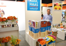 Gerbera grower Koolhaas, represted by one of the three brothers leading the company Arjan Koolhaas.