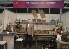 Van der Sar import moet het vooral hebben van de grote orders & exporteurs, vertellen Sander Snoij en Gerard v/d Sar.
