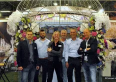 De teams van Vollering Hydrangea, Walter Grootscholten en HVS Orchids