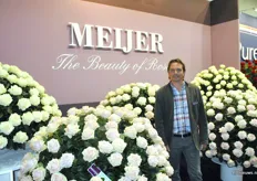 John Meijer van Meijer Roses tussen zijn exclusieve producten
