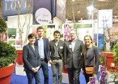 The team of Les Pepinieres de France. For the second year, this cooperation is exhibiting at the IPM. More on this later in FloralDaily.