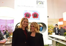 Karin Walter and Christa Steenwijk of Walters Gardens were also visiting the show.