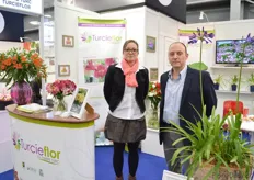 Pauline Beaudoin and Mark Hodson of Turcieflor. They breed and grow Agapanthus and alstroemerias. In France, they hold the national collection for alstroemerias.