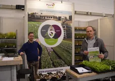 Erwin van Tooren and Herrit Prosman from young plant producer Plant Estate
