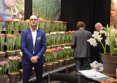 Pieter Teeuwen from P. Nelis & Zoons, at the fair presenting together with Thoolen International