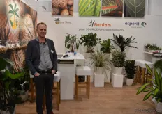 Anton Spruit from Tropical Seeds. Aardam is grower of seeds produced by Tropical Seeds and therefore functions as the latter's showroom.