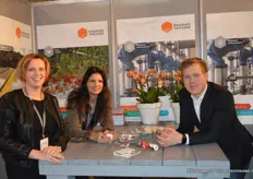 Drie goed samenwerkende bedrijven in conclaaf: Anja Vijverberg (Berg Hortimotive), Eline Kikkert (Bosman Van Zaal) en Daan Schwalbe (Flier)