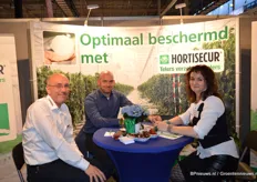 Arjen van de Berg, Florian Strobel en Simone van Eck van Hortisecur