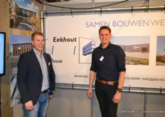 Edwin Ammerlaan en Rick Vijverberg van Eekhout Bouw.